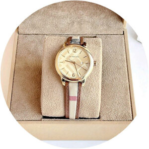 Burberry The Classic Round Ladies Watch BU10114
