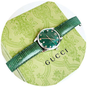Gucci g timeless green watch ya1264042