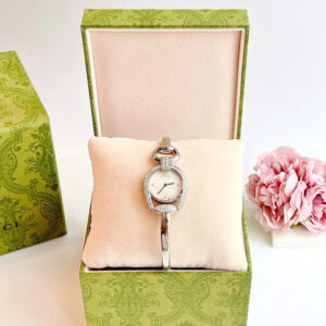 gucci horsebit diamond white ya139505