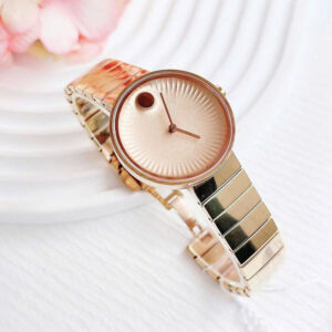 movado 3680013 edge rose dial rose gold