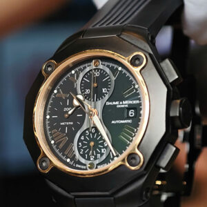 baume mercier riviera 65606 black stainless